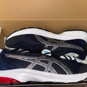 ASICS Men's Blue and White Athletic Shoes